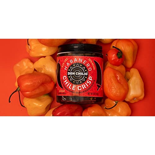 Don Chilio Chile Crisp – Crunchy Sliced Habanero Fried Chili Pep...