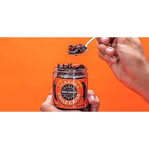 Don Chilio Chile Crisp – Crunchy Sliced Serrano Fried Chili Pepp...