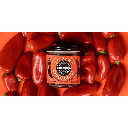Don Chilio Chile Crisp – Crunchy Sliced Serrano Fried Chili Pepp...