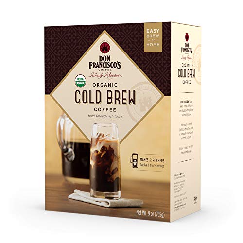Don Francisco’S Organic Cold Brew Coffee, Premium 100% Arabica B