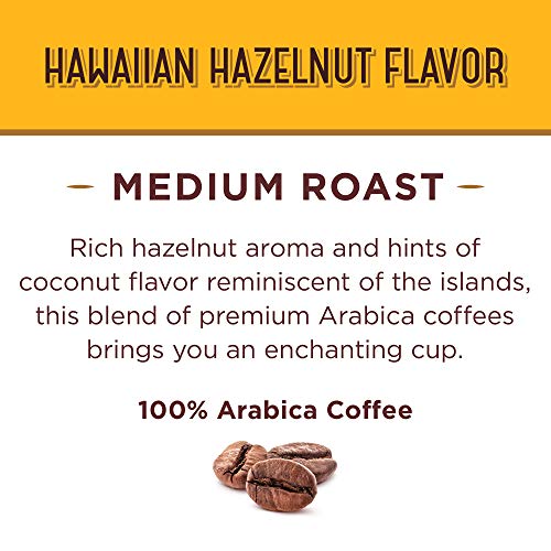 Don Franciscos Hawaiian Hazelnut Flavored Ground Coffee, 100% A