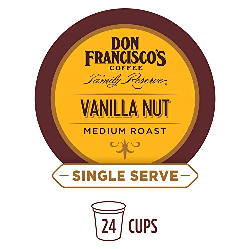 Don Franciscos Vanilla Nut Flavored 24 Count Recyclable Singl