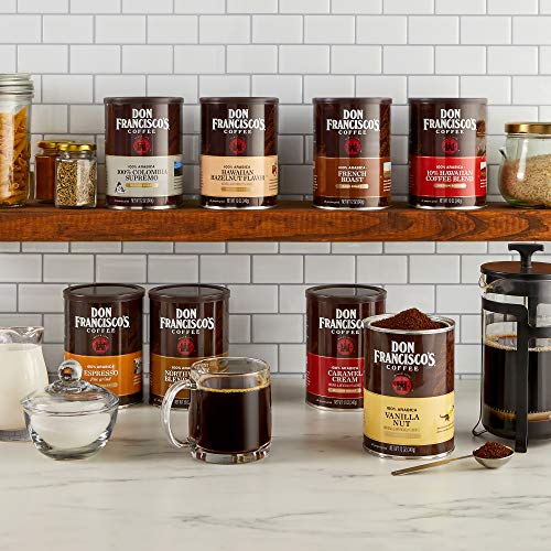 Don Franciscos Vanilla Nut Flavored Ground Coffee, 100% Arabica