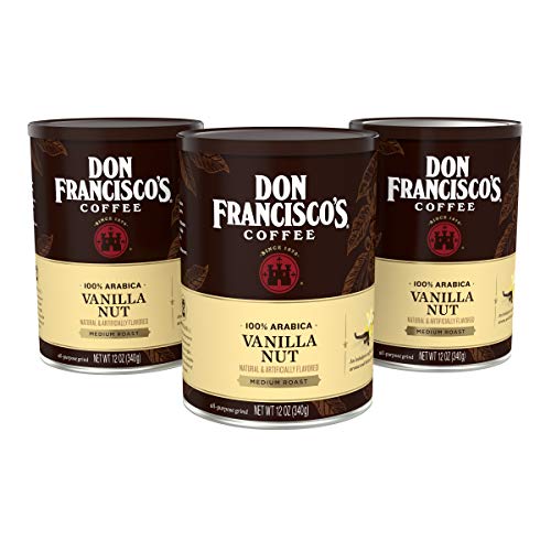Don Franciscos Vanilla Nut Flavored Ground Coffee, 100% Arabica