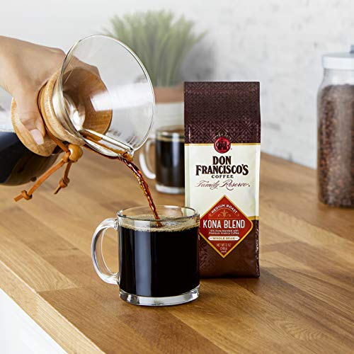 Don Franciscos Vanilla Nut Flavored Whole Bean Coffee 28 Ounce.