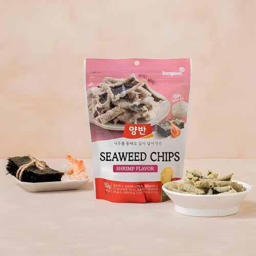 [Dongwon] YANGBAN Seaweed Chips | Enticing Shrimp Flavor | Authe...