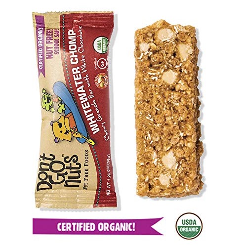 Dont Go Nuts Nut-Free Organic Snack Bars, Whitewater Chomp, Che