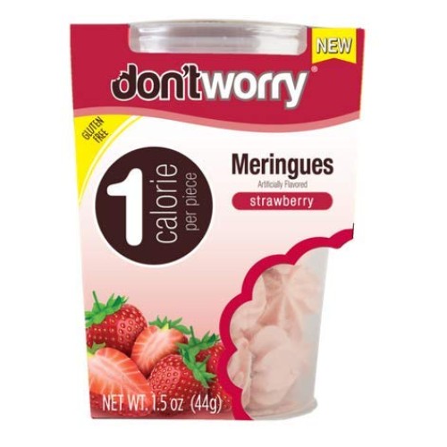 Dont Worry Meringues 1 Calorie Per Piece Pack Of 2 Tubs St