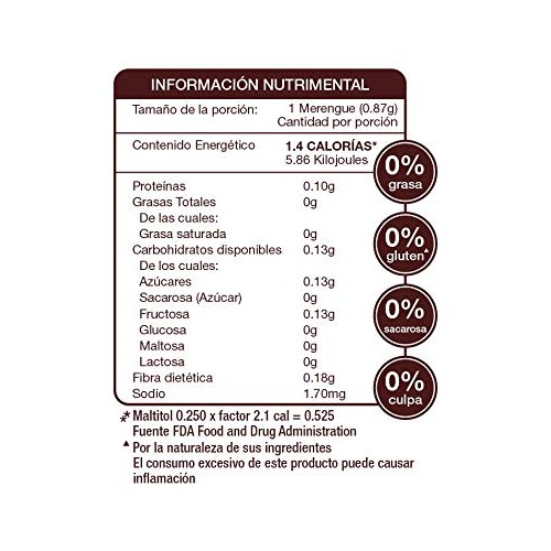 Delicious Light Meringues, Cookies And Cream Flavor, Only 1 Calo