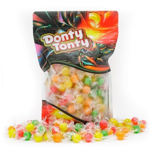COLOMBINA SOUR BALLS Hard Candy 2 lb – Bulk Bag, 5 Assorted Frui...