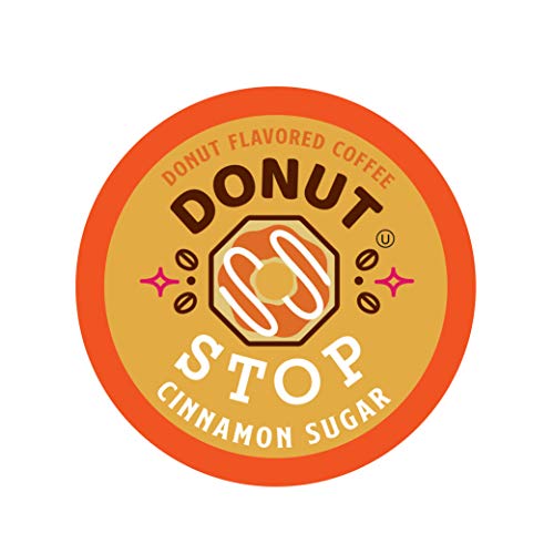 Donut Stop Coffee Flavored Coffee Pods, Compatible With 2.0 K-Cu