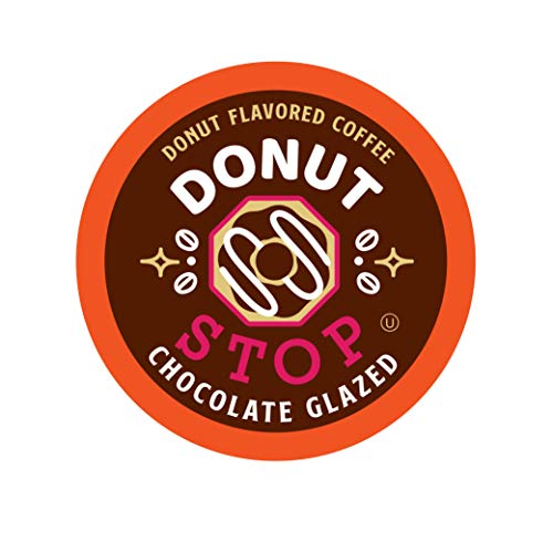 Donut Stop Coffee Flavored Coffee Pods, Compatible With 2.0 K-Cu