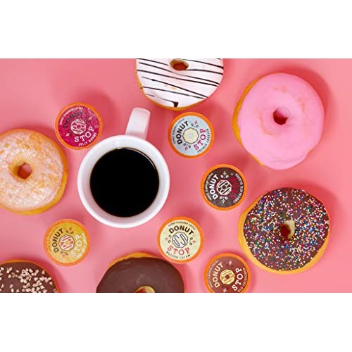 Donut Stop Coffee Flavored Coffee Pods, Compatible With 2.0 K-Cu