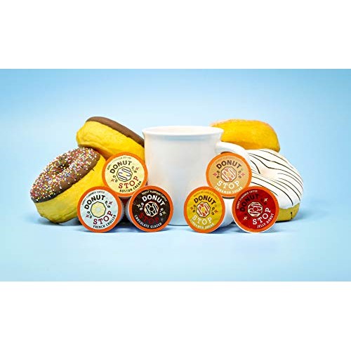 Donut Stop Coffee Flavored Coffee Pods, Compatible With 2.0 K-Cu