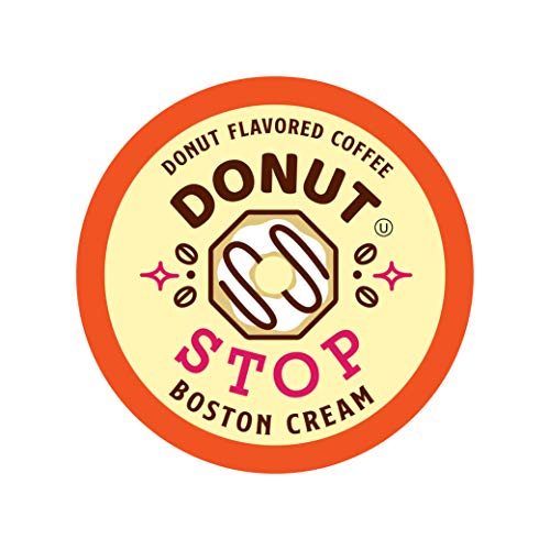 Donut Stop Coffee Flavored Coffee Pods, Compatible With 2.0 K-Cu