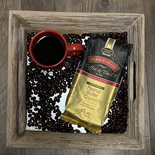 Door County Coffee, Peanut Butter Crunch, Flavored Coffee, Mediu