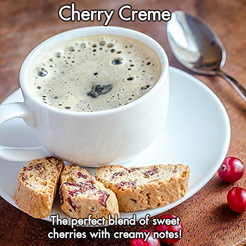 Door County Coffee, Cherry Crème, Flavored Coffee, Medium Roast,