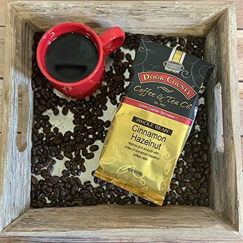 Door County Coffee, Cinnamon Hazelnut, Flavored Coffee, Medium R