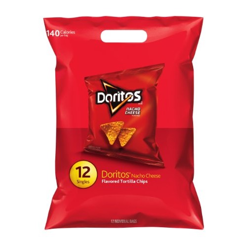 Doritos Nacho Cheese, 12 Count Per Pack, 12 Oz