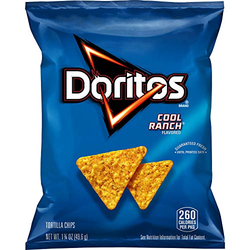 Doritos Cool Ranch Flavored Tortilla Chips, 1.75 Ounce Pack Of