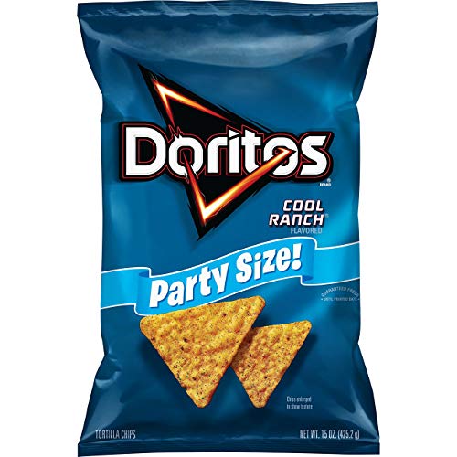 Doritos, Cool Ranch Flavored Tortilla Chips Party Size, 15 Oz, 3