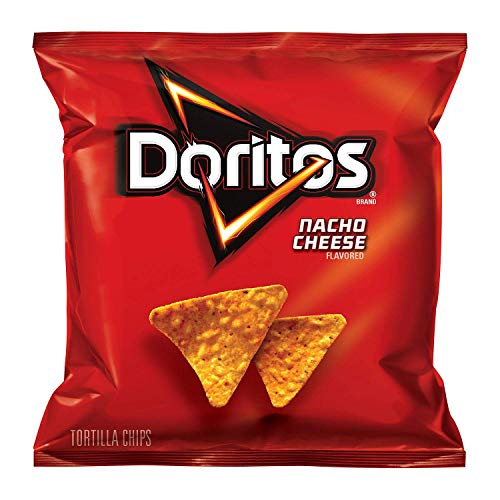Doritos Nacho Cheese Flavored Tortilla Chips, 50 Ct Pack Of 2
