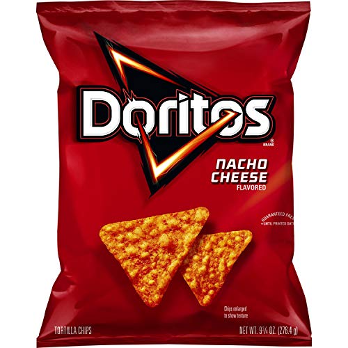 Doritos Nacho Cheese Flavored Tortilla Chips, 9.75 Ounce