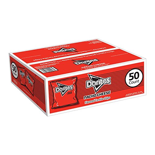 Doritos Nacho Cheese Tortilla Chips 1 Oz. Bags, 5