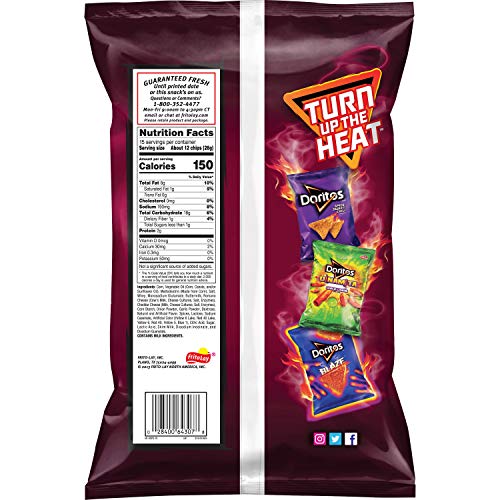 Doritos Spicy Nacho Tortilla Chip Triangle 15 Oz