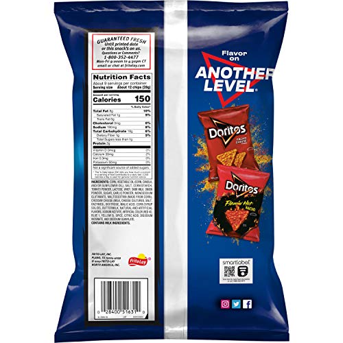 Doritos Tortilla Chips Cool Ranch Bag, 9.25 Ounce