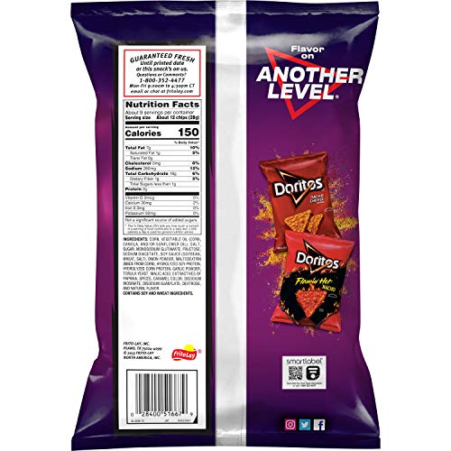 Doritos Tortilla Chips Spicy Sweet Chili Bag, 9.25 Ounce