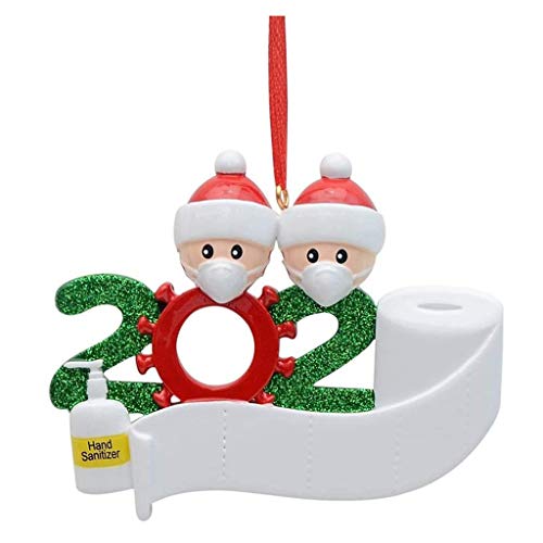 Dosoop 2020 Personalized Christmas Tree Hanging Ornaments, Creat