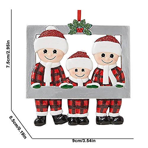 Dosoop 2020 Personalized Survived Members Family Christmas Ornam