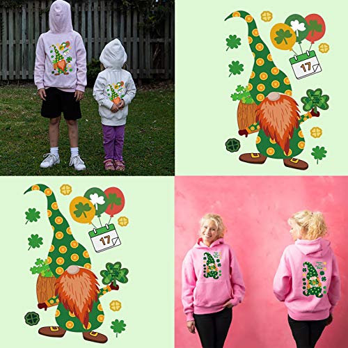 Dosoop 8.7×5.5 Inch St. Patricks Day Heat Transfer Patches Viny