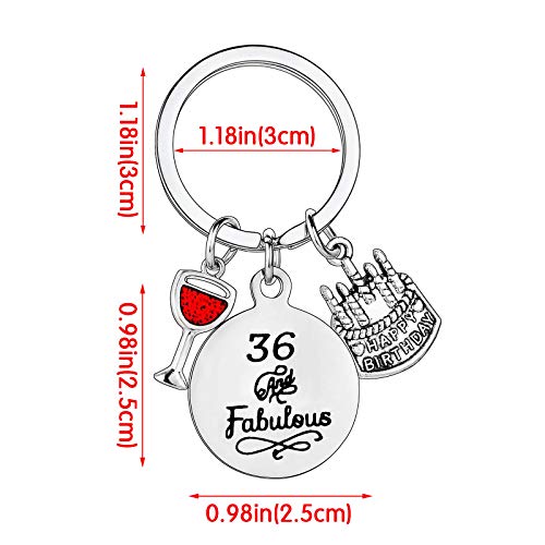Dosoop Birthday Gifts Live Laugh Love Birthday Keychains Inspira