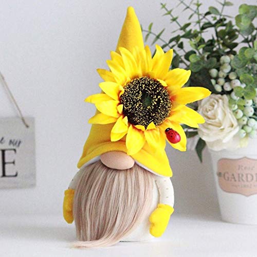 Dosoop Bumble Bee Sunflower Gnome Scandinavian Tomte Nisse Swedi