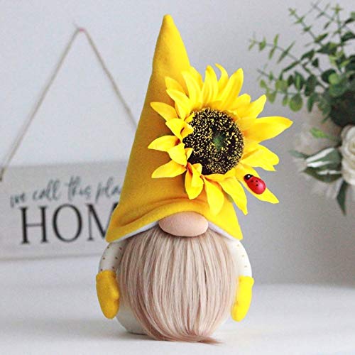 Dosoop Bumble Bee Sunflower Gnome Scandinavian Tomte Nisse Swedi