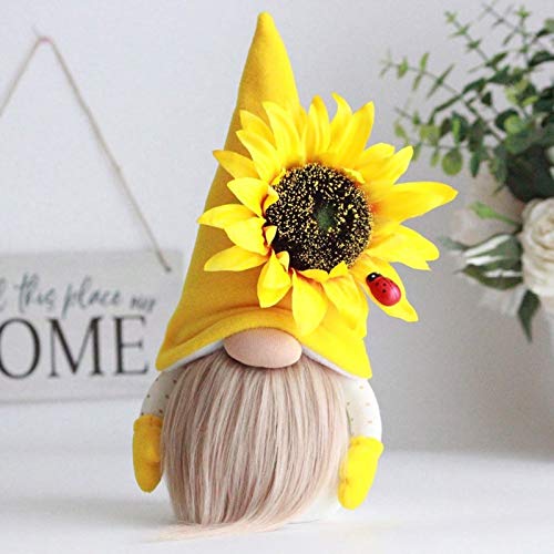 Dosoop Bumble Bee Sunflower Gnome Scandinavian Tomte Nisse Swedi
