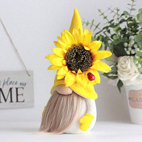 Dosoop Bumble Bee Sunflower Gnome Scandinavian Tomte Nisse Swedi