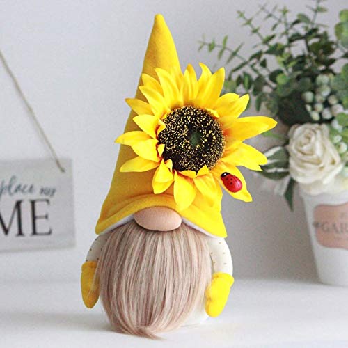 Dosoop Bumble Bee Sunflower Gnome Scandinavian Tomte Nisse Swedi