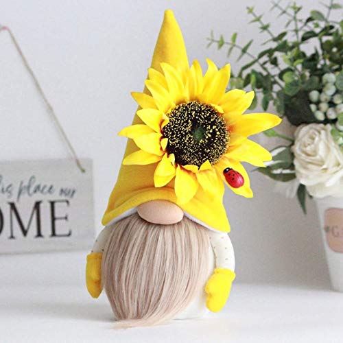 Dosoop Bumble Bee Sunflower Gnome Scandinavian Tomte Nisse Swedi