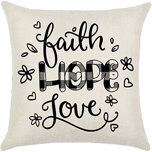 Dosoop Easter Day Pillow Covers 18 X 18 Inch Spring Decorations