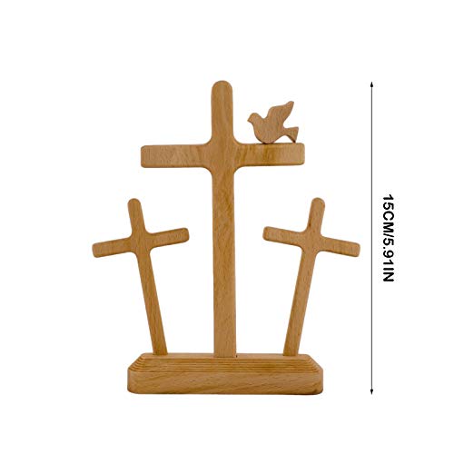 Dosoop Easter Decorations Figurines Resurrection Scene Wooden De
