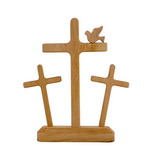 Dosoop Easter Decorations Figurines Resurrection Scene Wooden De