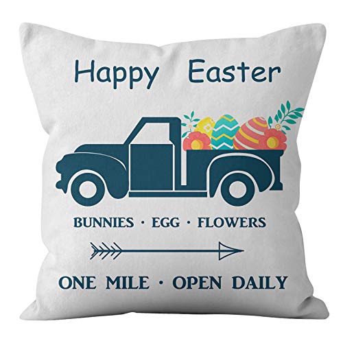 Dosoop Easter Pillow Covers Easter Decorations Throw Pillows Cov