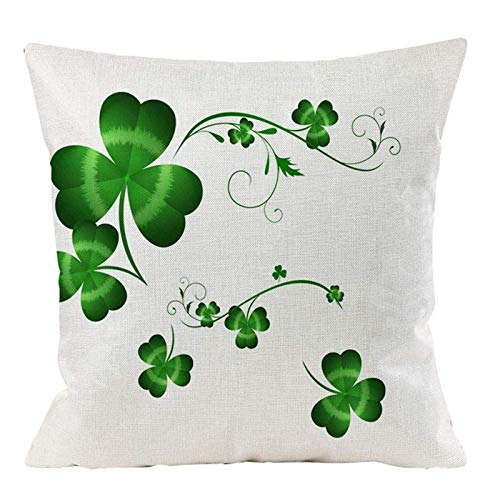Dosoop Spring St. Patricks Day Pillow Covers,Set Of 4 Shamrock