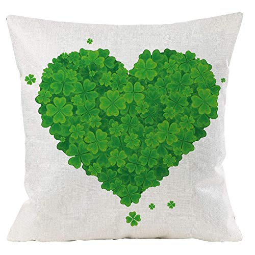 Dosoop Spring St. Patricks Day Pillow Covers,Set Of 4 Shamrock