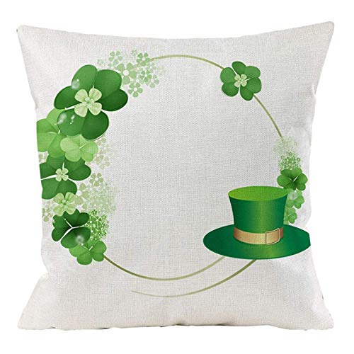 Dosoop Spring St. Patricks Day Pillow Covers,Set Of 4 Shamrock