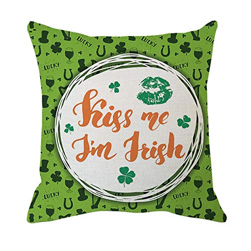 Dosoop St. Patricks Day Pillow Covers, St. Patricks Day Shamro