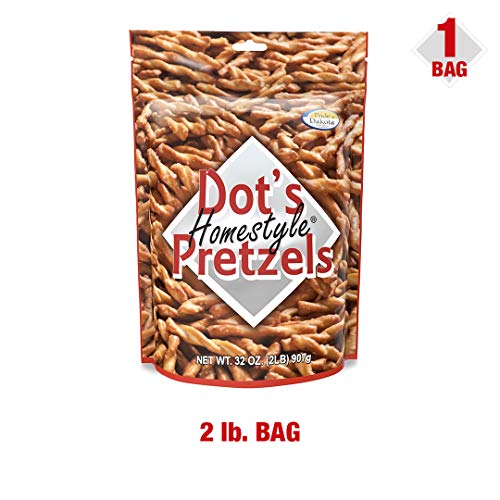 Dots Homestyle Pretzels 2 Lb. Bag 1 Bag 32 Oz. Seasoned Pretz